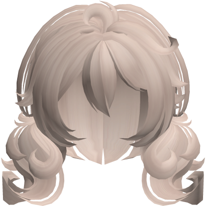 cute fluffy moe bob pigtails in light brown