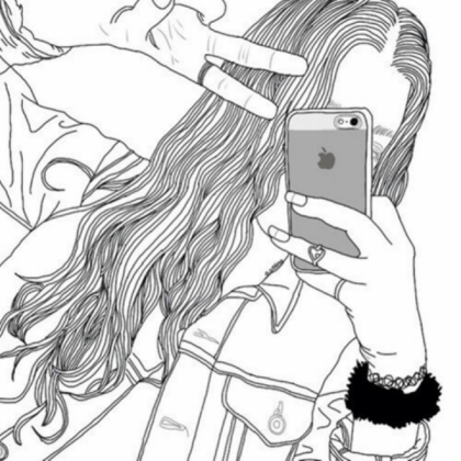 Girl Outline Roblox decal