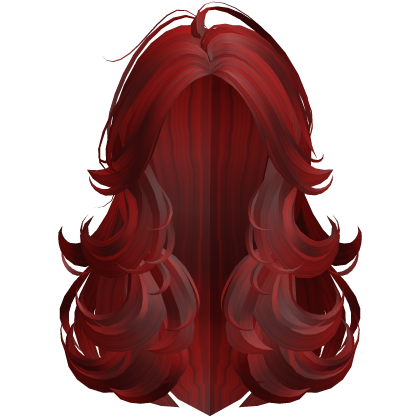 Red Wispy Layered Hair