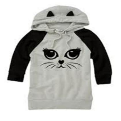 My new cat hoodie Roblox decal
