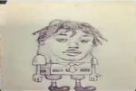 :)(: