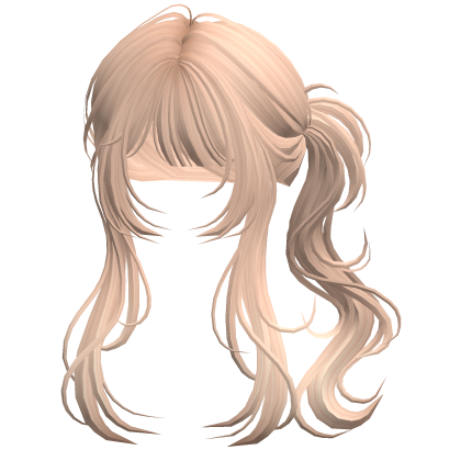 Messy Vamp Cyber Wolfcut Ponytail Blonde Roblox item