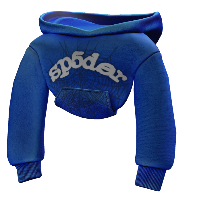 [3.0] Blue Sp5der Shoulder Hoodie