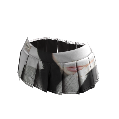 Graphic Print Pleated Skirt thumbnail