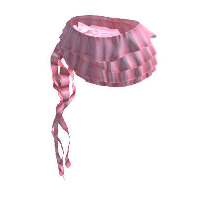 Pastel Pink Cute Tropical Ruffle Miniskirt thumbnail