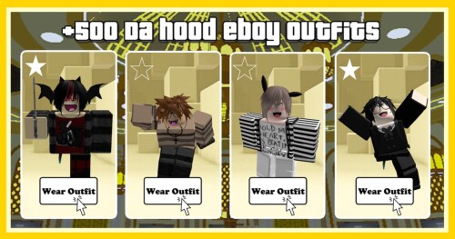 [+500 Fits] Da hood tryhard eboy Outfits