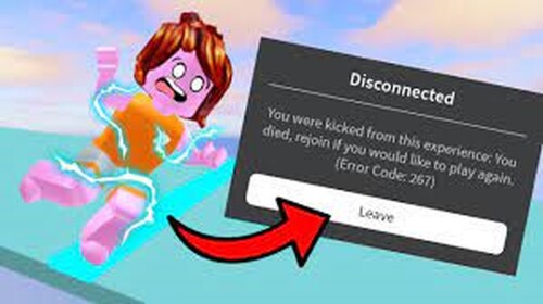 Easy obby but you get kicked if you DIE