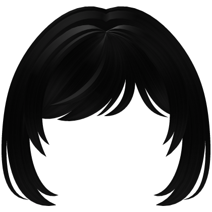 ♡︎ ꒰ kawaii fluffy bangs in black ა