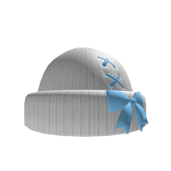 [SET] ꩜ Y2k beanie ꩜ White and Blue ꩜