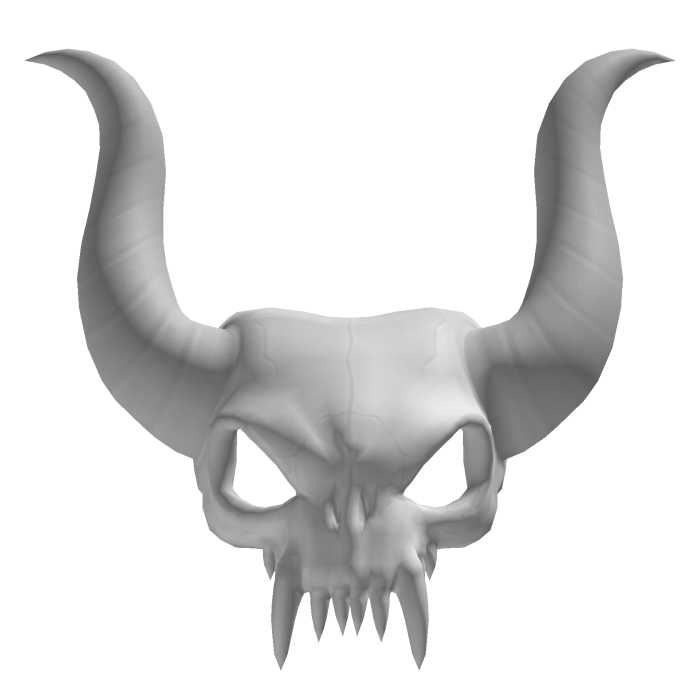 White Ice Fire Ram Skull Addon