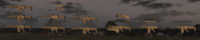 FN Herstal SCAR-H MK17 MOD 0 Battle Rifles Pack preview 1