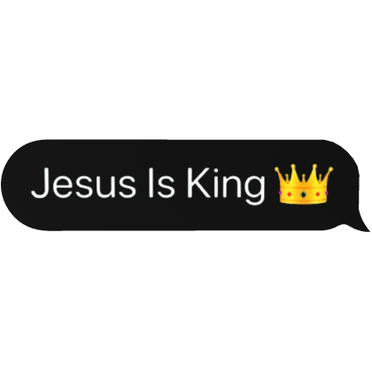 Jesus Is King - Black