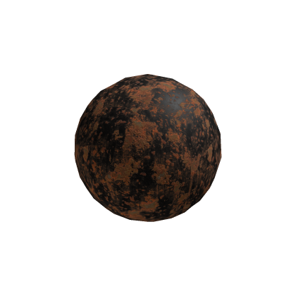 Black rusty ball