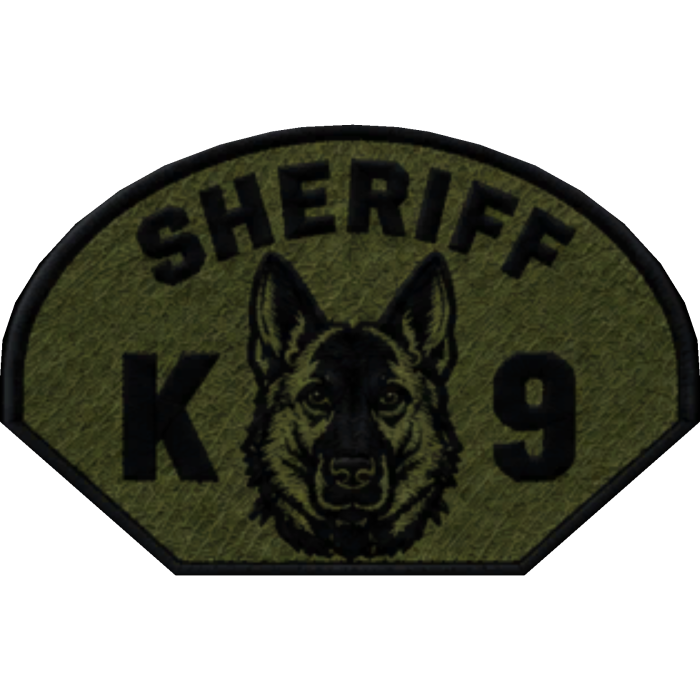 BLF™ Patch - Generic Sheriff K9 [RIGHT]