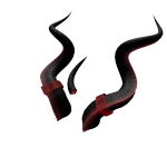 Crimson Demonic Horns