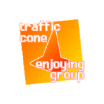 traffic cone enjoying group