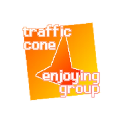traffic cone enjoying group Roblox group icon