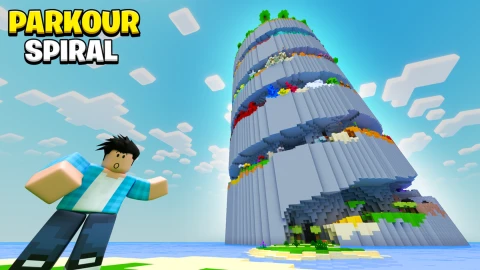 Parkour Spiral Roblox game thumbnail