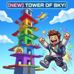 [NEW] Tower of Sky! | Parkour Obby 🗼🌈