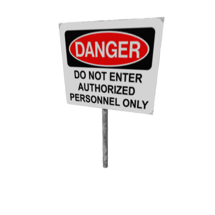 do not enter