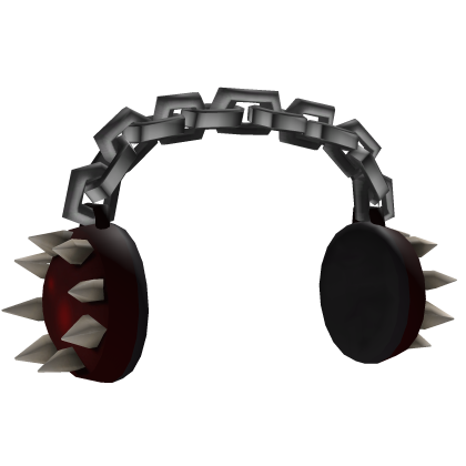 Spiky Goth Emo Headphones