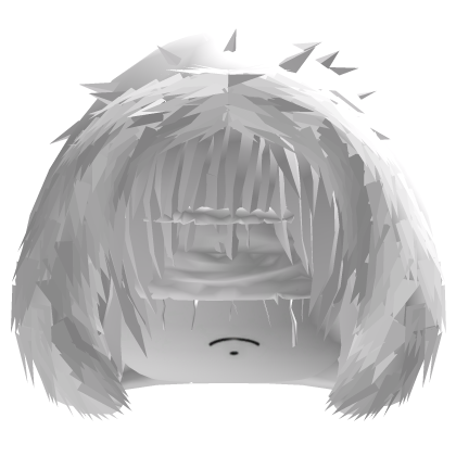 Vkei Emo Dashie Anime White Hair Fur Hood Eye Band