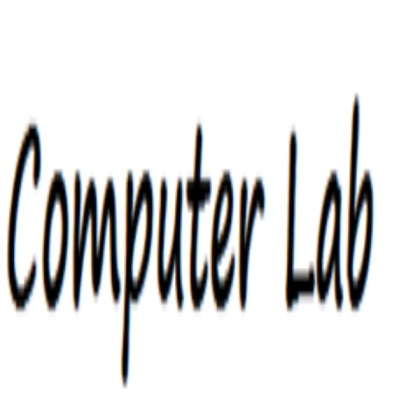Computer Lab Sign Roblox decal