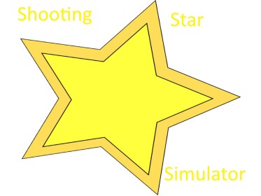 Shooting star Simulator