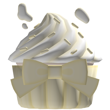 yellow cupcake cutie treat with bow