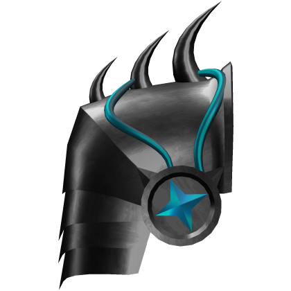 Dark Blue Knight Pauldron (Right)