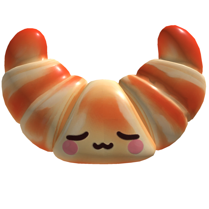 cute big croissant 