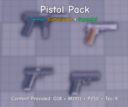 Modern Pistol Pack preview 1