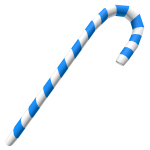 Blue Lootbloc Back Candycane