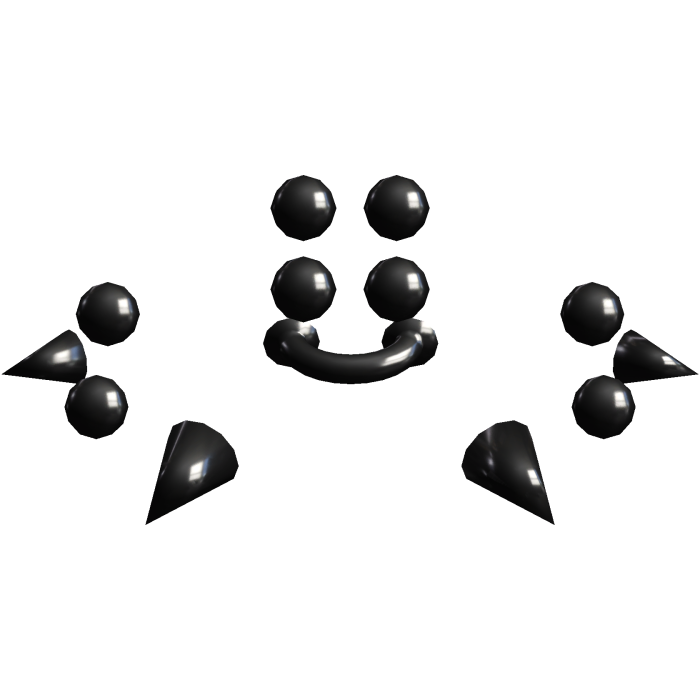 black y2k piercing set