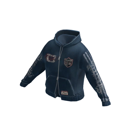 ꒰ঌれにょん໒꒱ Y2k Grunge Set Hoodie (Blue) | Roblox Item - Rolimon's