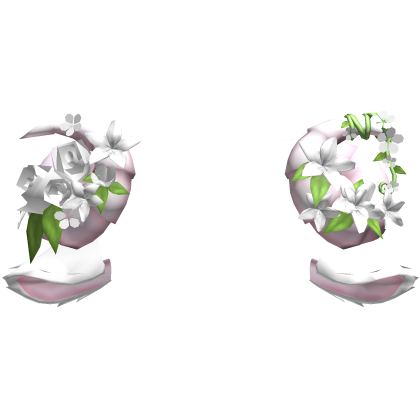 Goat Sheep Flowery Pink Horns w Ears Roblox item