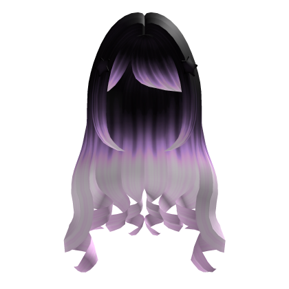 Halloween Long Hair Star Cute (Purple and Black) thumbnail