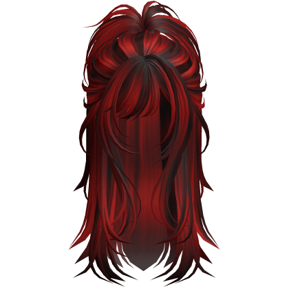Wolfcut Spikey Half Up Bloodbath