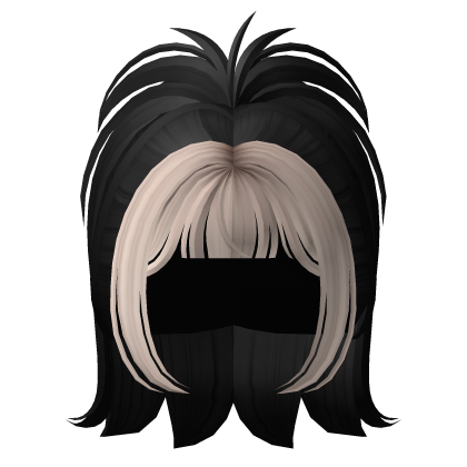 Y2K Popstar Ponytail Black & Blonde Roblox item