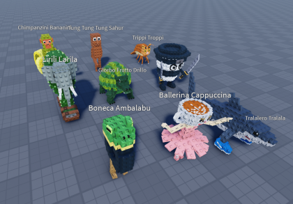 Brainrots Collection (Rigged) preview 2