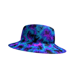 Neon Cyberpunk Tie Dye Trendy Bucket Hat