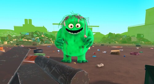 🤢TRASH MONSTER OBBY! (OBBY)