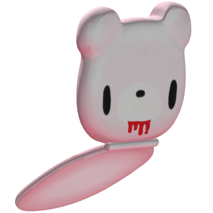 Pastel Pink Gloomy Bear Flip Phone Left Roblox item