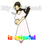 My childhood is colorful