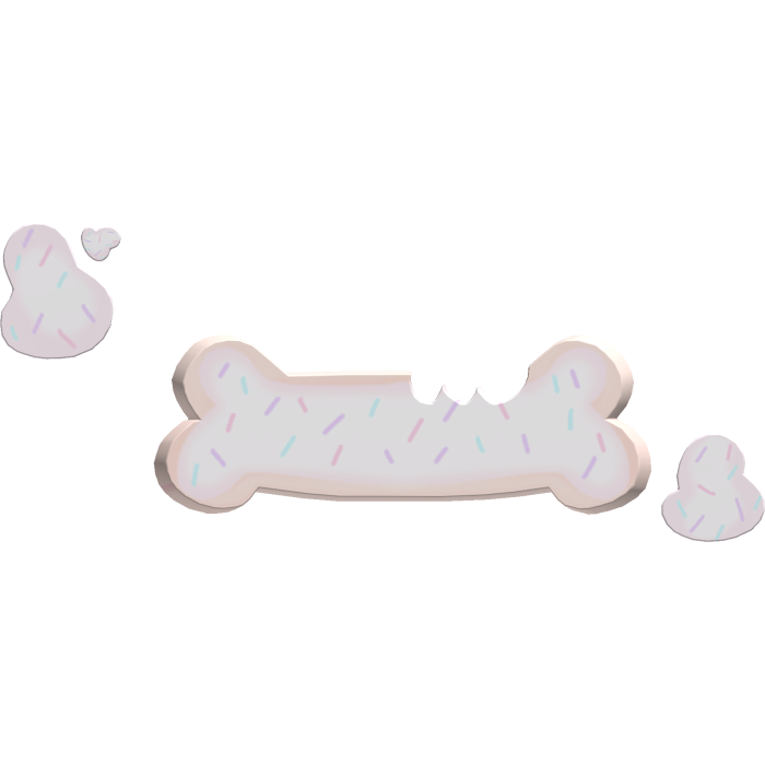 Cute Kawaii Frosted Puppy Treat 
