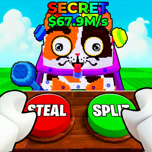 😈 Split or Steal Brainrot  Roblox thumbnail