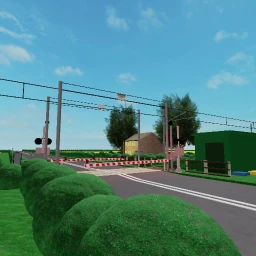 Italian railroad crossing  icon