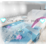 Cow's water park!