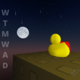 watch the moon with a duck