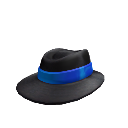 Blue Fun Fedora